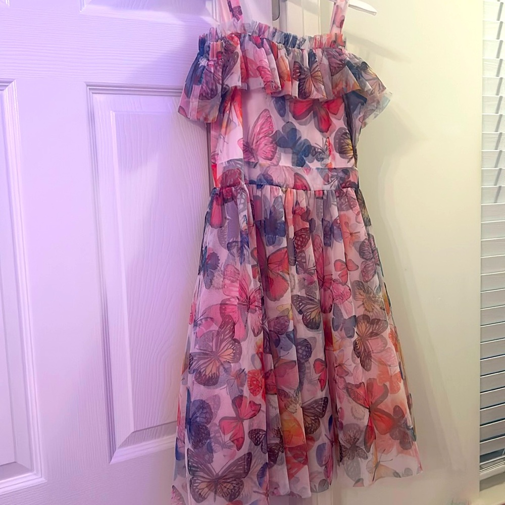 Hannah Banana butterfly tulle dress.